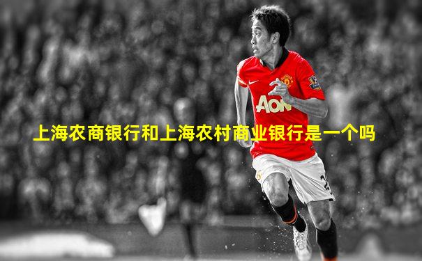 上海农商银行和上海农村商业银行是一个吗