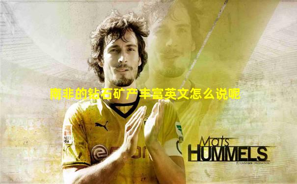南非的钻石矿产丰富英文怎么说呢