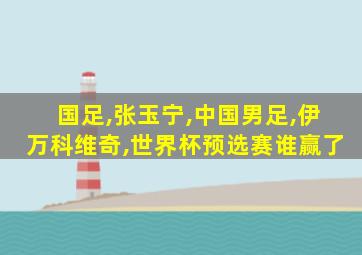 国足,张玉宁,中国男足,伊万科维奇,世界杯预选赛谁赢了
